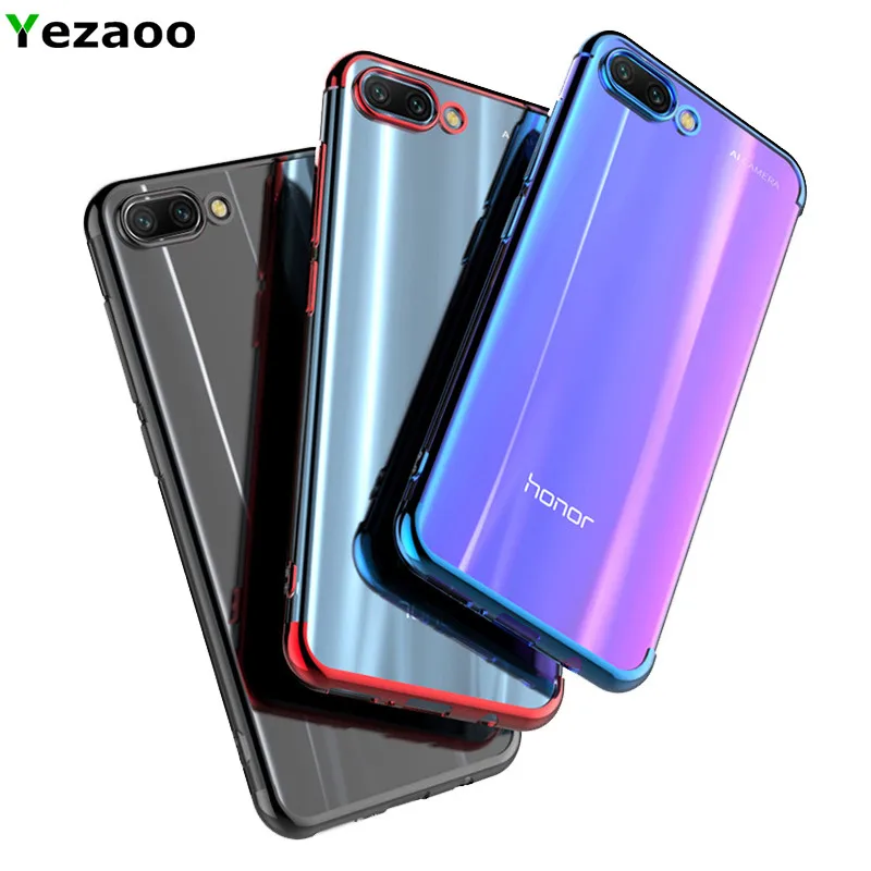 Чехол yezaoo для Huawei Honor 10 прозрачный чехол из ТПУ с силиконовым покрытием huawei lite