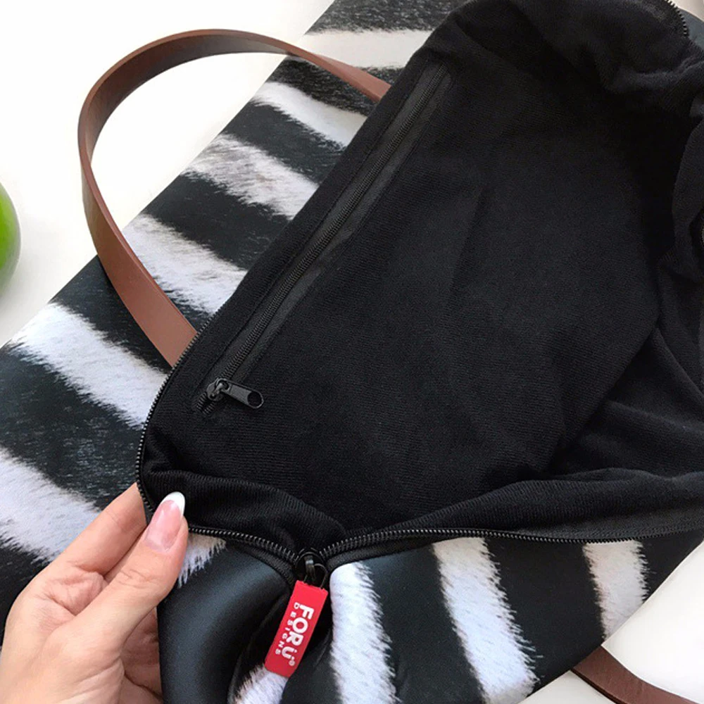 Noisydesigns americano cocker impressão grande tote alça