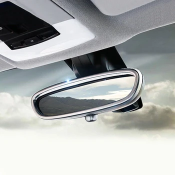 

Fit For BMW 1 Series F20 12-16 & 2 Series Active Tourer F45 2016 & X1 F48 16-17 Steel Inner Rearview Mirror Frame Cover Trim