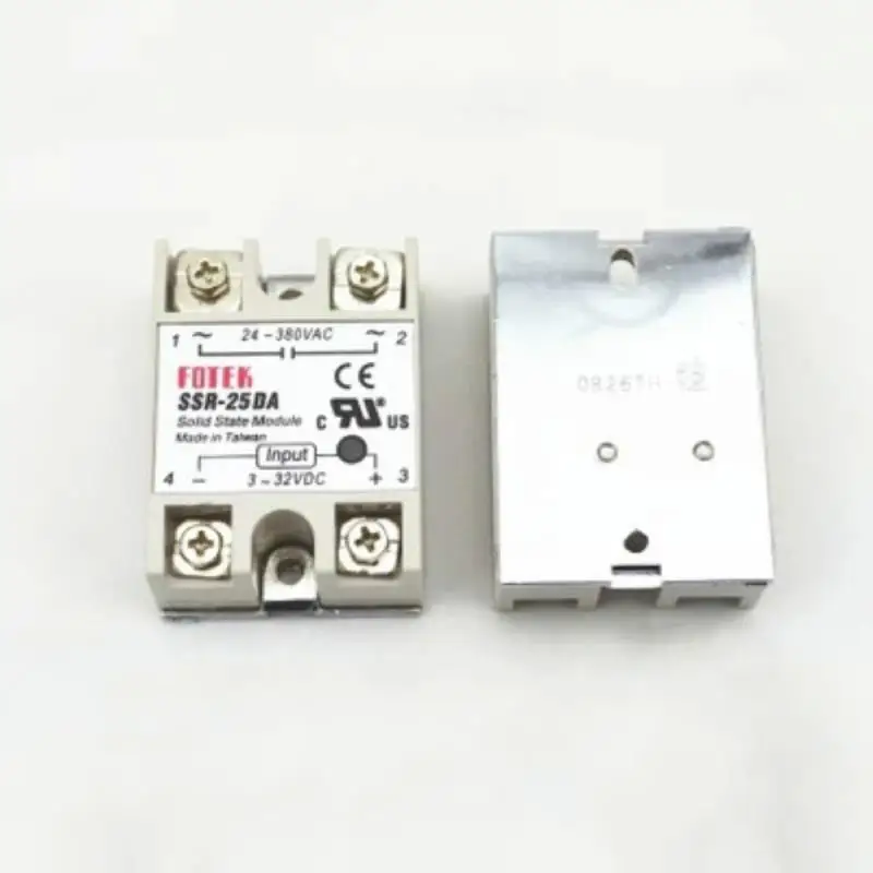 1pc Durable Solid State Relay SSR-25 DA Solid State Relay 24-380V 25A for PID Temperature Controller