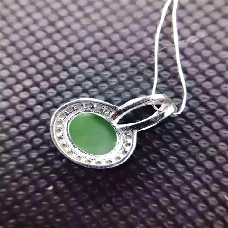 KJJEAXCMY бутик jewels S925 чистого серебра декор природной яшмы женский стиль кулон + ожерелье, ключицы chain, капли воды o