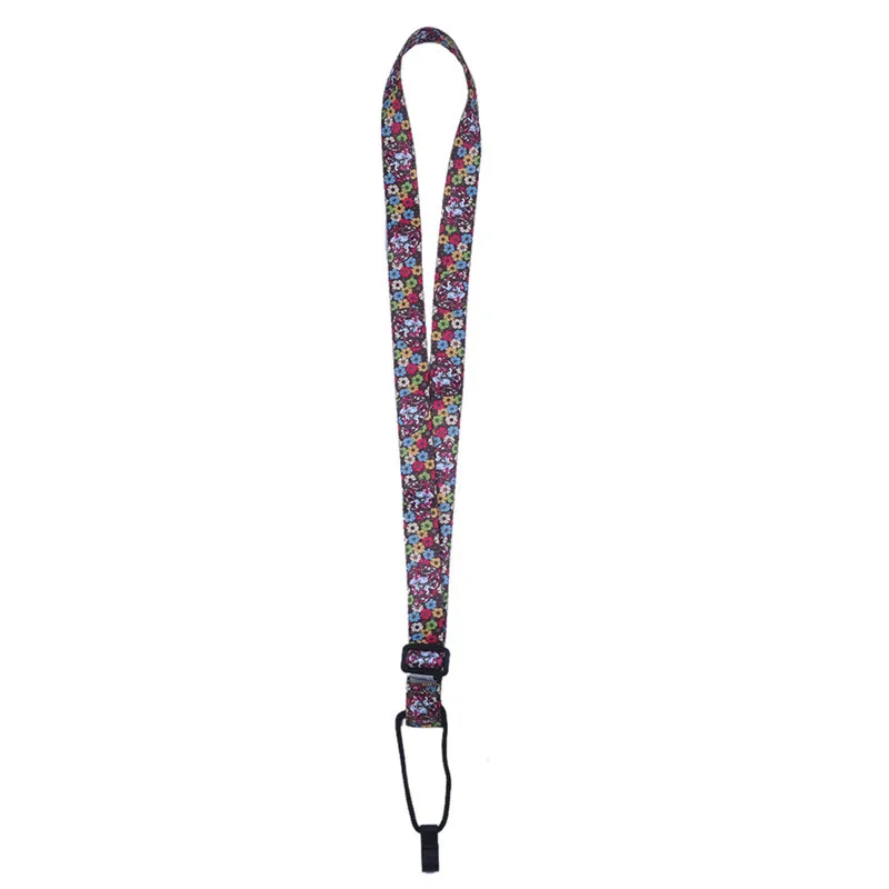 

Ukulele Straps Belts Cartoon Printing For Small Guitar Ukulele Sling Ukulele Belt Shoulder Strap colorful flowers