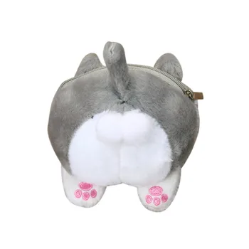 

Maison Fabre Coin Purse womens wallet short wallet Cute Cat Butt Tail Plush Change Purse Bag Drop shipping CSV O1217#25