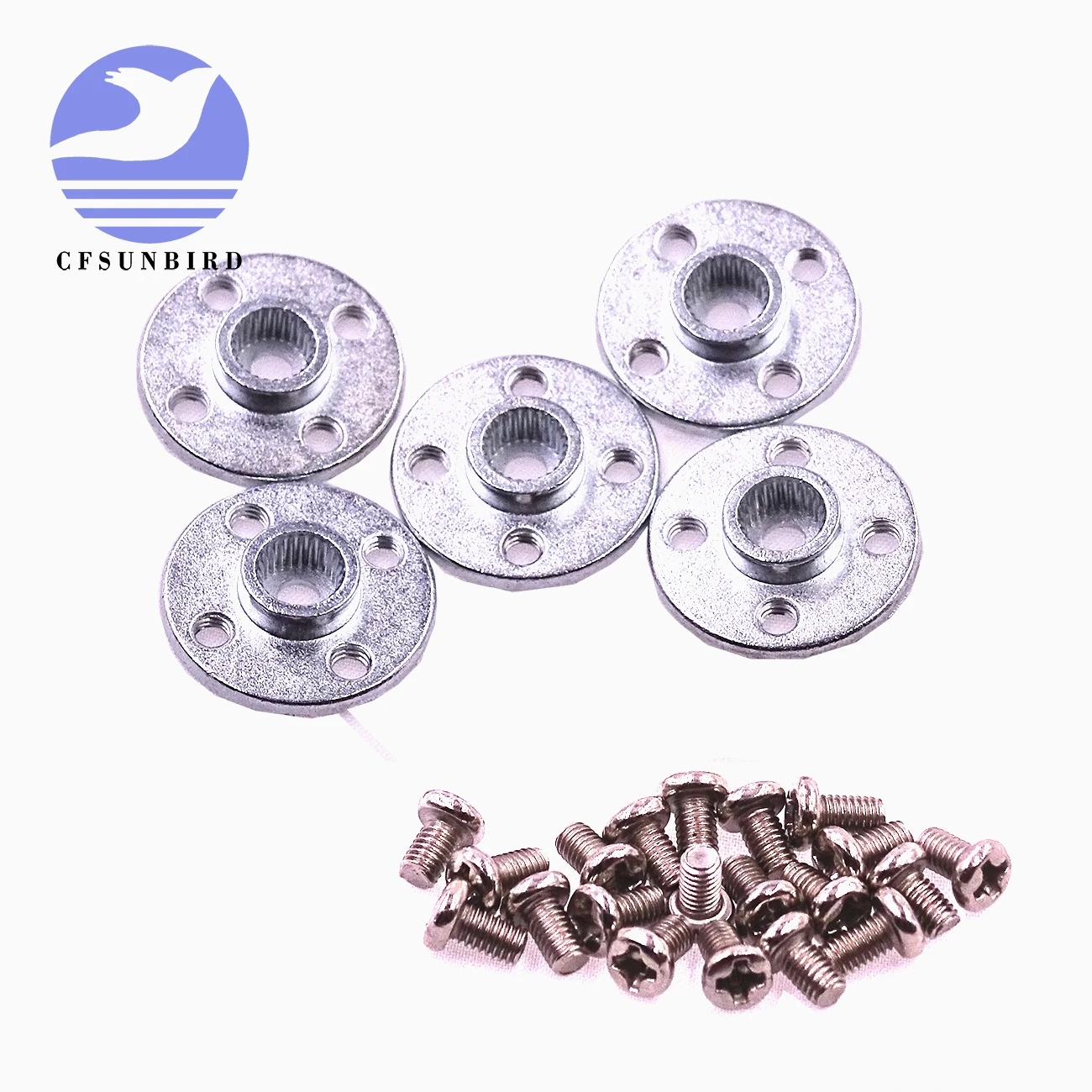 

CFsunbird 1sets Aluminum Metal 25T Servo Arm Round type Disc Matal Horns For MG995 MG996 ACE Robot