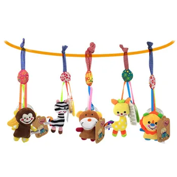 

Baby Kids Rattle Toys Tinkle Hand Bell Multifunctional Plush Stroller Hanging Animal Rattles Kawaii Baby Infant Toy Gifts