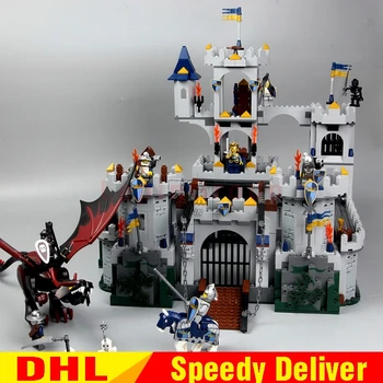 

DHL IN Stock LP 16017 1023pcs Castle Kits The King's Castle Siege Building Block Clone 7094 Brick lesoings Toys