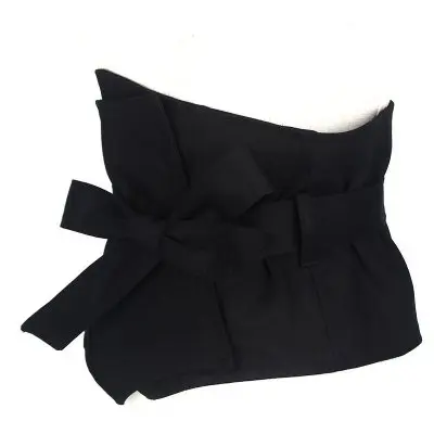 Marke Anzug Stoff Kleid gurtel Frauen Schwarz 19 см Breiten gurtel Kleid zubehёr Weibliche gurtel Caestus Abnehmen Korsett Gut