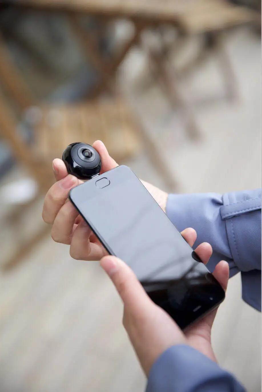  Xiaomi MADV Mini 360 Degree Panorama VR Camera 13MP CMOS Sensor 5.5K HD Video Live Stream Enabled A