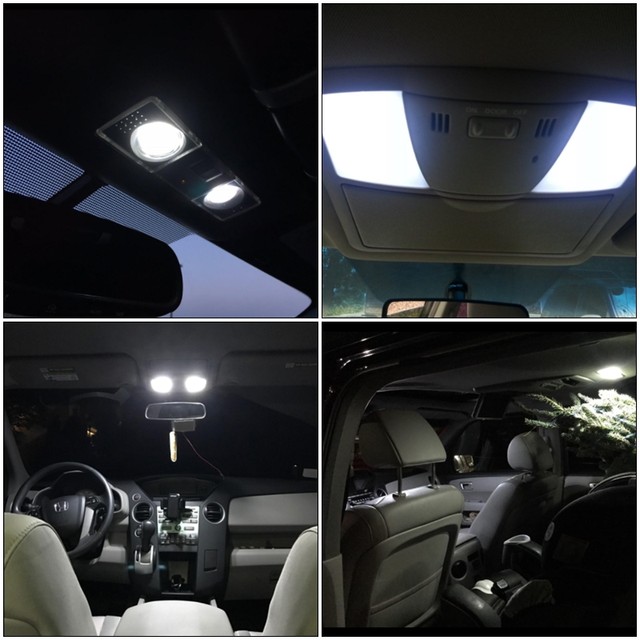 WHITE Led Interior Package Kits 4