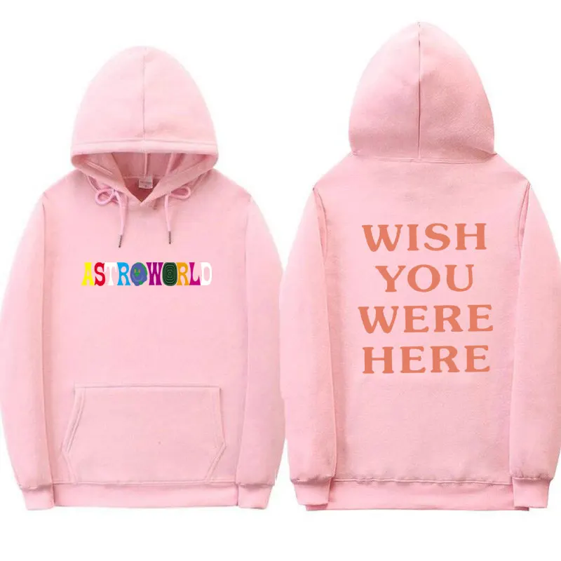 Модные толстовки для женщин Astroworld WISH YOU WERE HERE толстовка с капюшоном уличная