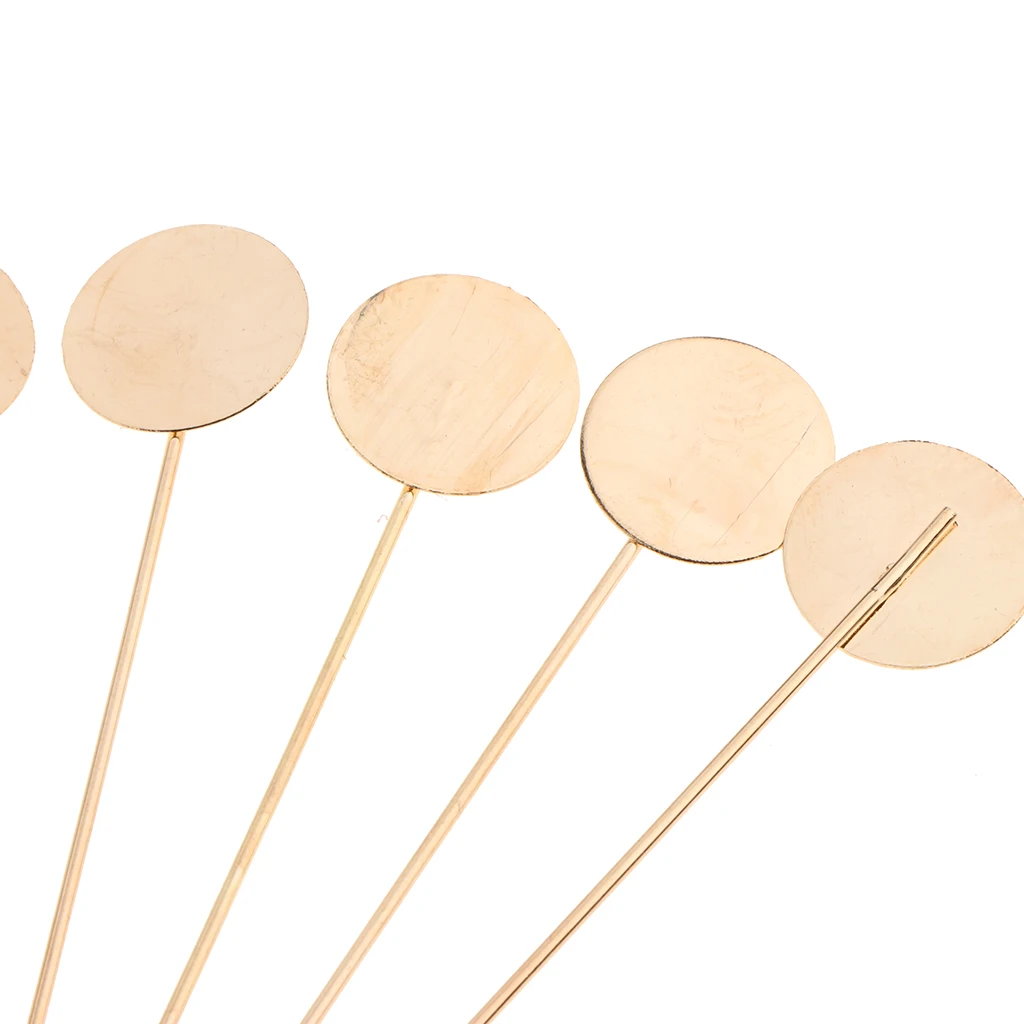 Phenovo 10 Pieces Lapel Stick Pin Tie Hat Scarf Badge Brooch with Tray Pad DIY Craft for Party Wedding Fancy Dress 7.5cm