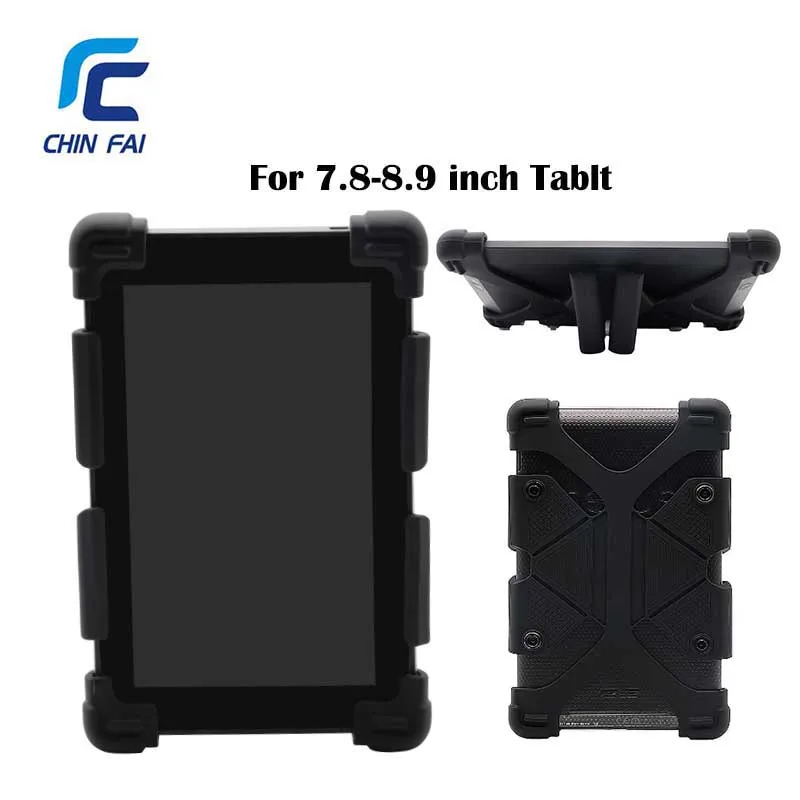 

CHINFAI Universal Silicone Case For Lenovo TAB 4 8 Tablet Shockproof Case for iPad Mini 7.9'' Case for Huawei T3 8.0 Tablet