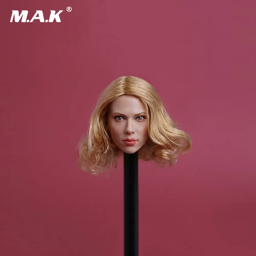 1 6 Black Widow Scarlett Johansson Short Blonde Hair Head Sculpt