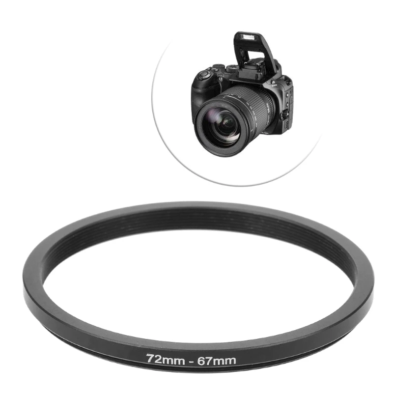 72mm To 67mm Metal Step Down Rings Lens Adapter Filter Camera Tool Accessory New