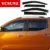 2014-2018 Coche Deflector De Viento Para Nissan Navara Frontier 2017 D23 Negro Ventana Visor Deflector Guard Para Nissan Navara Ycsunz