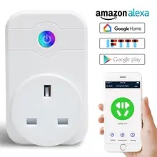 Interpad WiFi Smart Plug Power Meter Monitor 10A Timer Wifi Socket Plug Outlet Smart Remote Wireless Controls for Xiaomi iphone