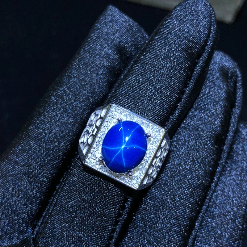 

Кольцо с сапфиром Starlight, из чистого серебра 925 пробы