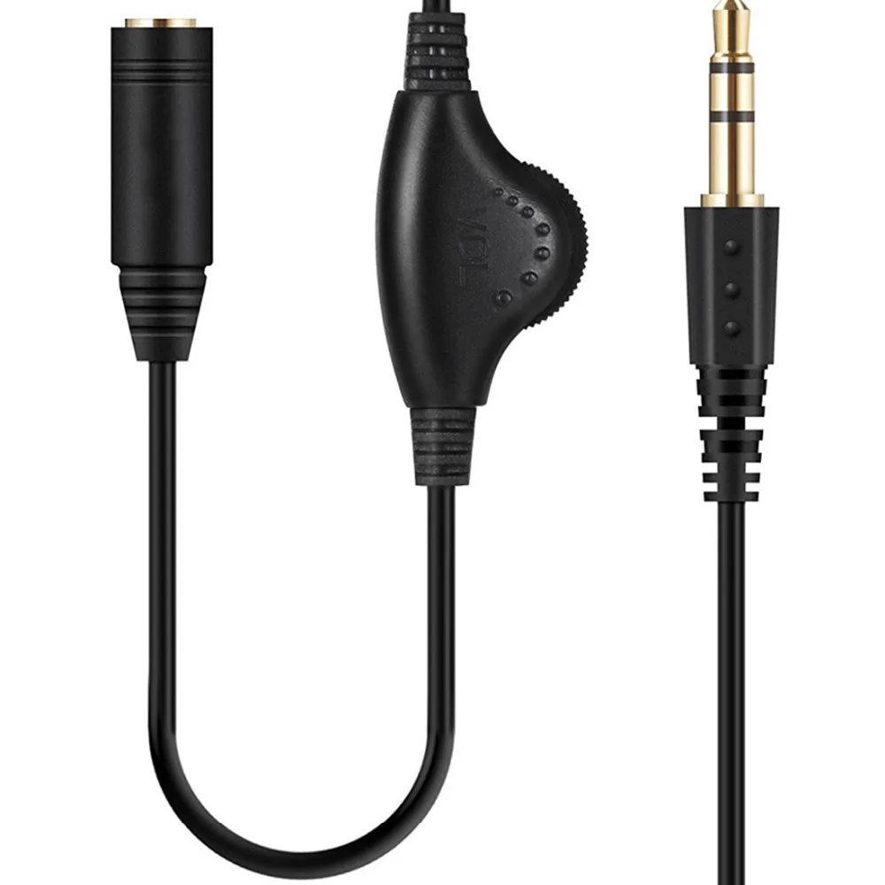 

centechia headphone splitter 3.5Mm Headphone Stereo Audio Y Separator Cable With Independent Volume Control