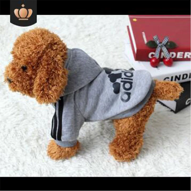 

Winter Warm Pet Dog Clothes Soft Cotton Four-legs Hoodies Outfit For Small Dogs Chihuahua Pug Sweater Clothing Puppy Coat Jacket