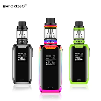 

Vaporesso Revenger X Kit 220W Electronic Cigarette with Revenger X Mod NRG SE mini Tank Vape Kit Support GT4 GT8 coil