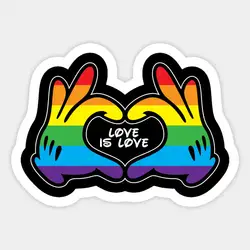 1 шт. Love Is Love personity GAY стикер водонепроницаемый для ноутбука мото скейтборд багаж гитара мебель ПВХ наклейка