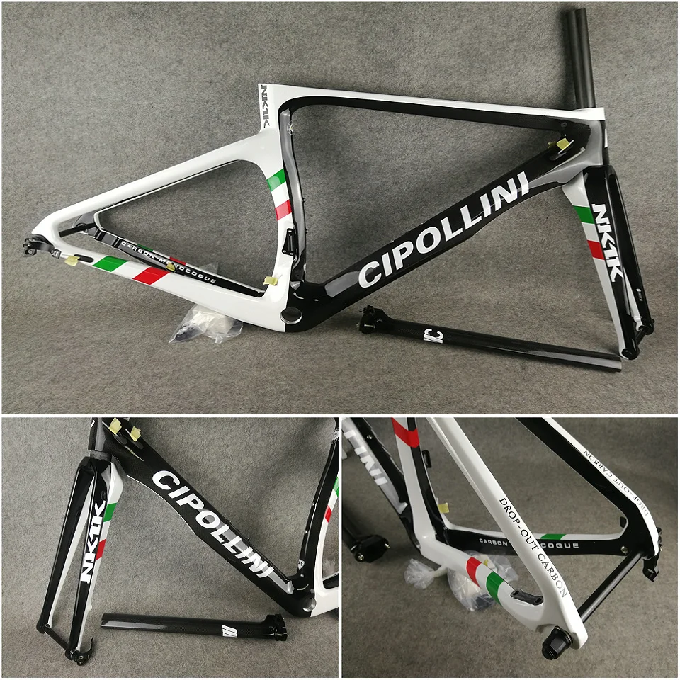 MCipollini чемпион мира T1100 3K глянцевый NK1K диск карбоновая дорожная рама для