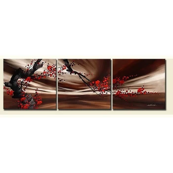

Plum blossom flowers Oil Painting 100% Hand-painted Modern Design Oil Canvas Painting abstract Oil Paintings On Canvas Big Size