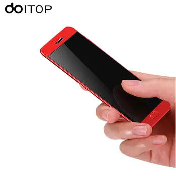 

DOITOP Ultrathin Card Smart MP4 Player Student Lady Portable MP3 1.54 inch Touch Screen Mini MP4 Music Playing Bluetooth Dialer