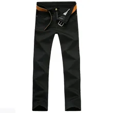 2017 spring jeans Men’s casual fashion straight 100% cotton jeans Men high quality business jeans Free shipping