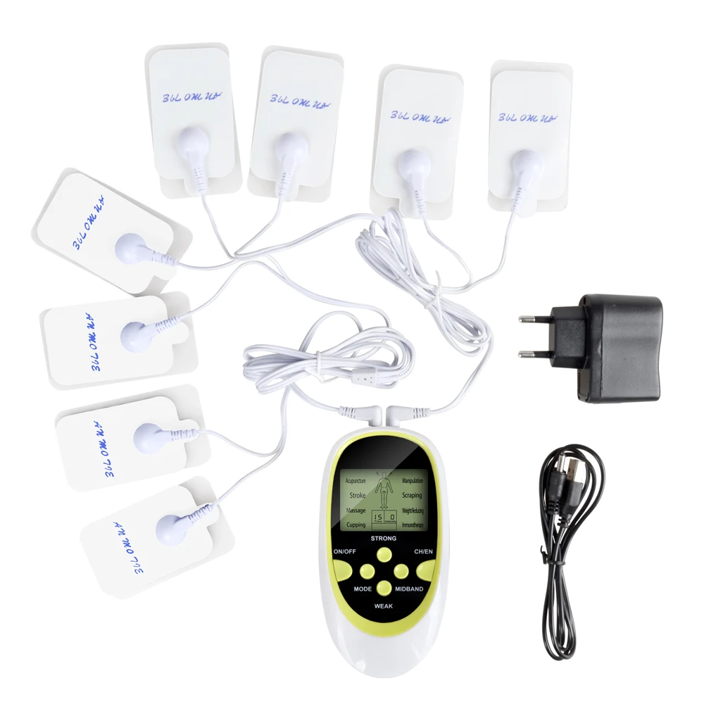 Dual-Output Electric Massager Electrical Stimulator Full Body Relax Muscle Therapy Massager Massage Pulse tens Acupuncture Dual-Output Electric Massager Electrical Stimulator Full Body Relax Muscle Therapy Massager Massage Pulse tens Acupuncture