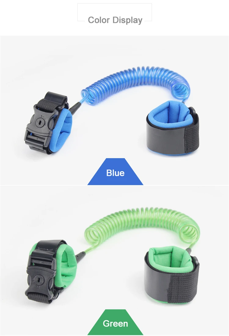 Обновленный браслет для детей с защитой от потери на запястье с замком, браслет для малышей, детский поводок, ремни безопасности для прогулок на открытом воздухе