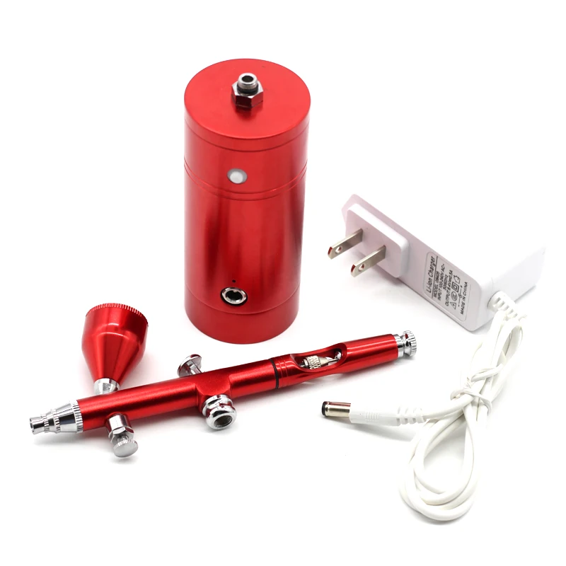 Дешево 0,3 ММ Аэрограф Краски Аэрограф компрессор щетки пистолет ручка распылитель комплект Макияж Аэрограф торт тело иглы Краски ногтей татуировк...