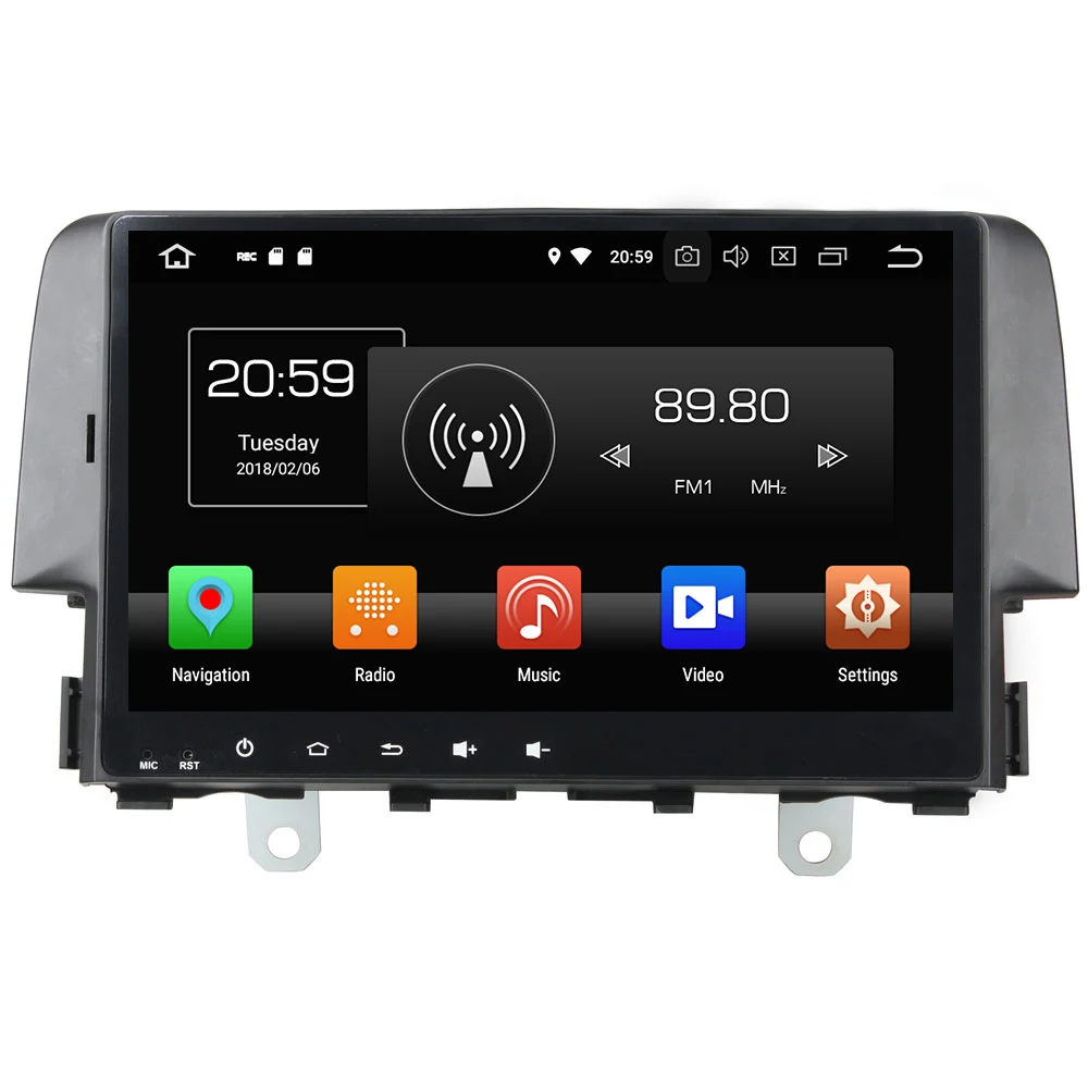 1 din Android 8 0 Octa core 10 1 4GB RAM 32GB ROM MP3 MP4 Bluetooth