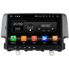 1 din Android 8.0 Octa core 10.1” 4GB RAM 32GB ROM MP3 MP4 Bluetooth Stereo Multimedia Radio Player HD For Honda CIVIC 2016