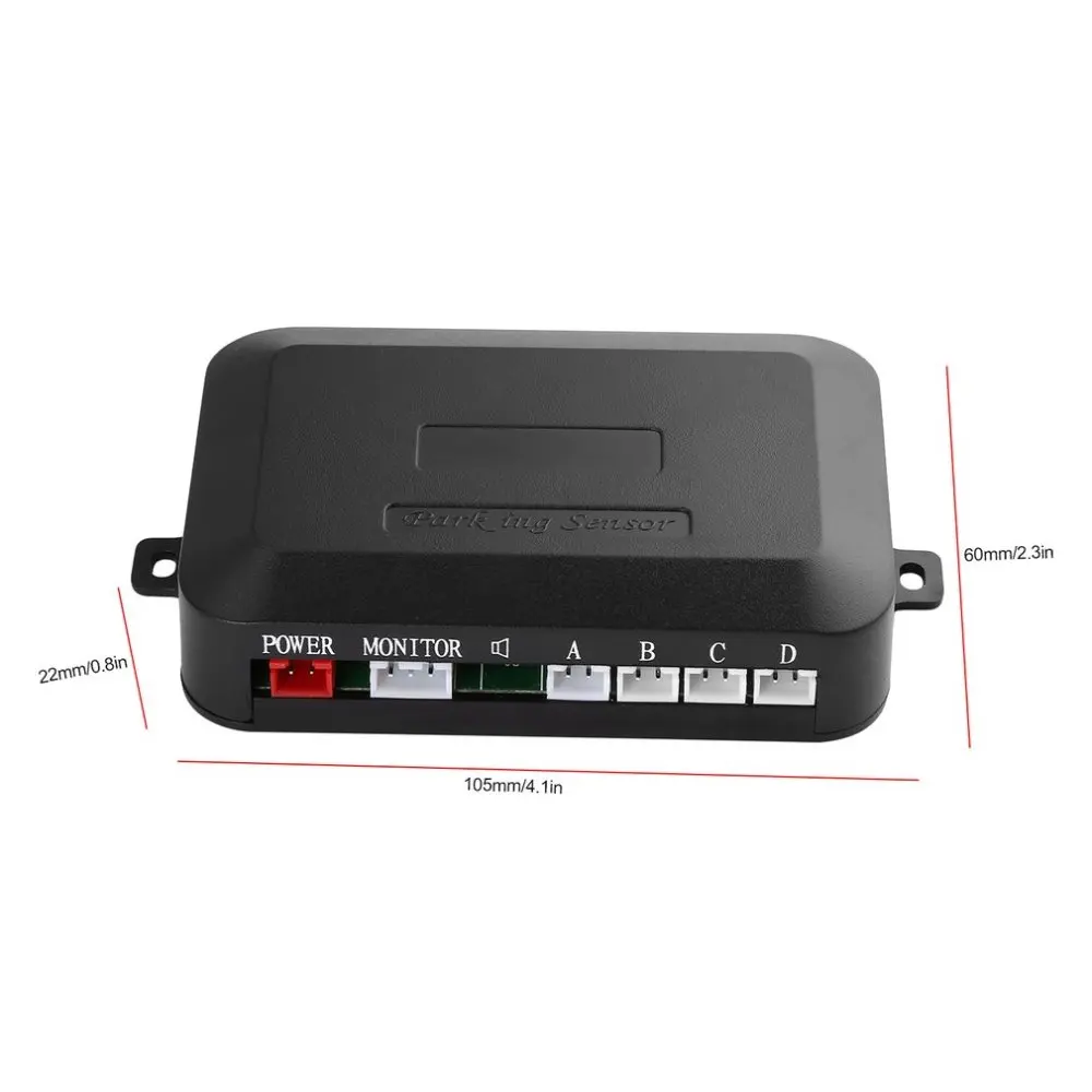 LED Reversing Radar Vehicle European License Car Parking System with 3 Ultrasonic Sensor on EU Plate Frame The new listing