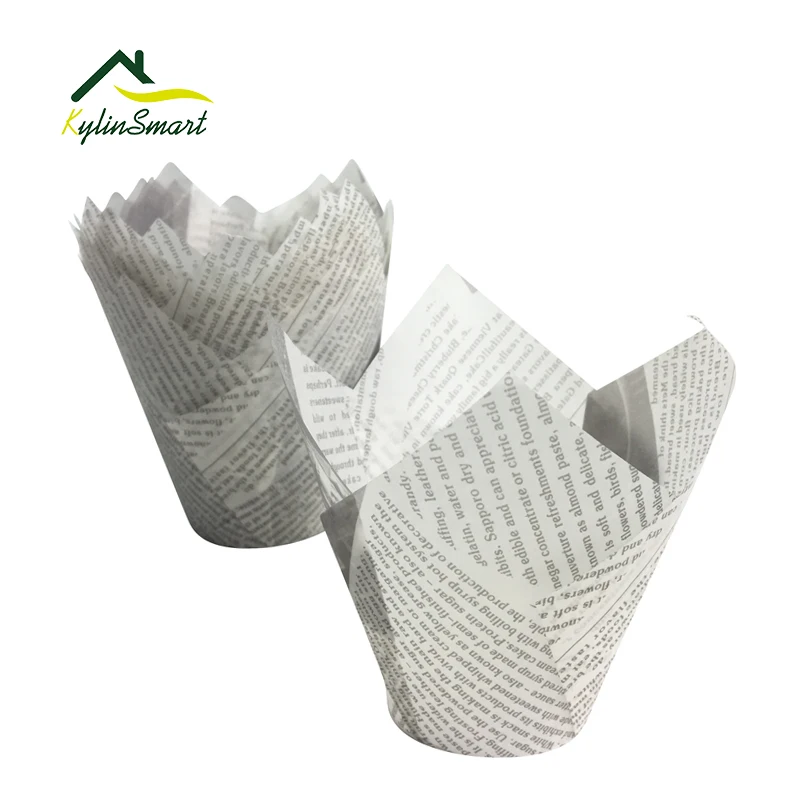 

baking tools 50Pcs Paper Tulip Flower Cupcake Wrapper Decoration Baking Muffin Paper Liner Mold Holder Disposable Cake Tools