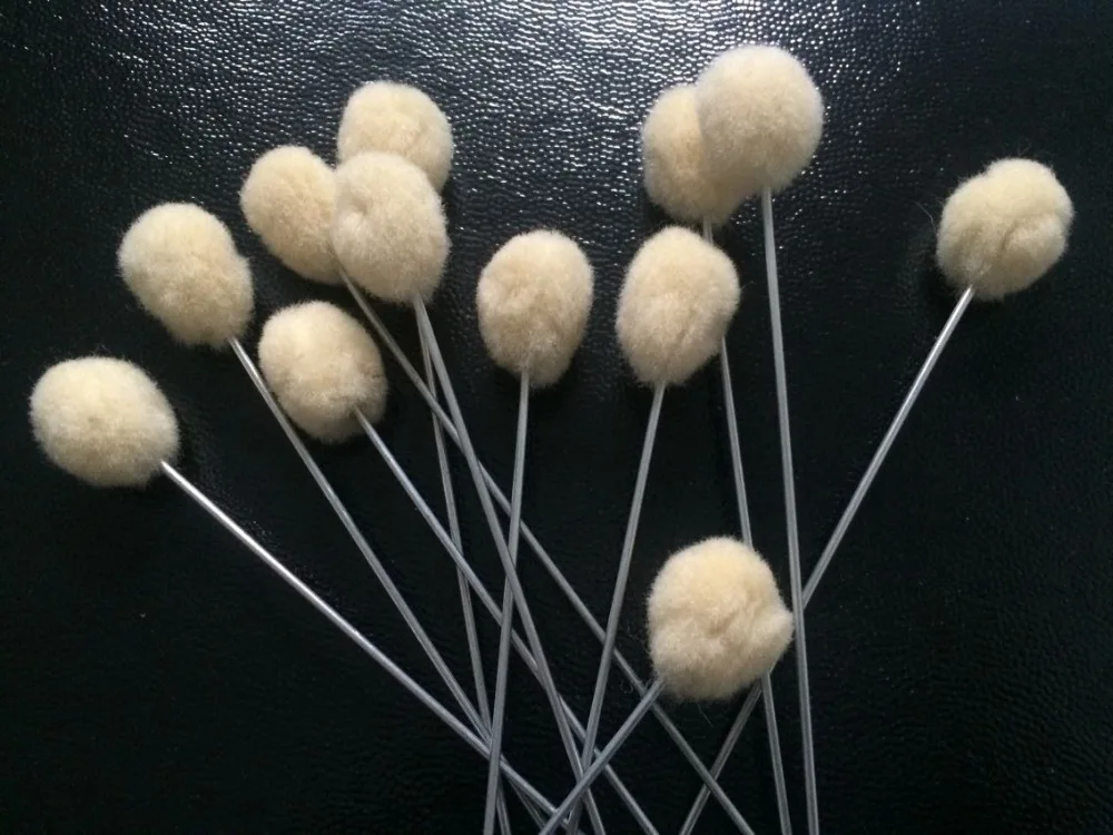 Wool ball for leather dyeingin Leathercraft Accessories from Home