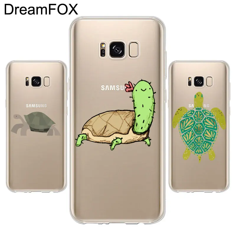 Dream Fox K356 модная черепаховая мягкая ТПУ силиконовый чехол для samsung Galaxy Note S 6 7 8 9 Edge