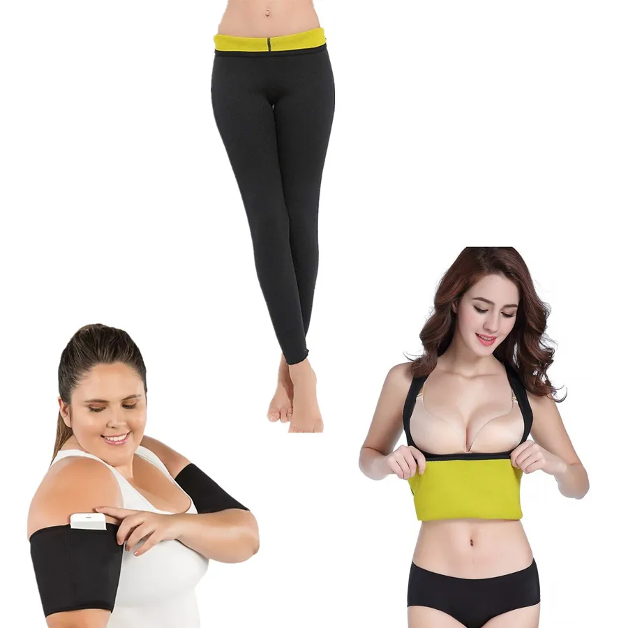 

Body Shapers Pants Vest Neoprene Slimming Arm Sleeves Women Sweat Sauna Corset Shapewear Arm Warmer Fitness Stretch Control Vest