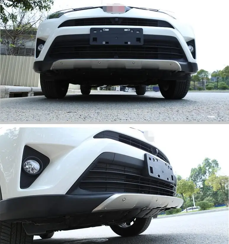  Auto BUMPER GUARD For TOYOTA RAV4 2016.2017.2018 High Quality Stainless Steel Front+Rear BUMPER Pla