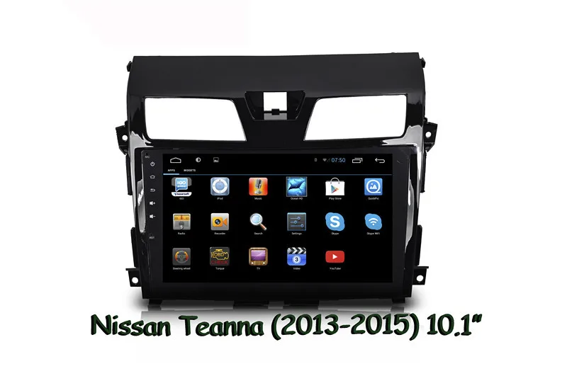 Sale 10.2" Car Multimedia Stereo DVD GPS Navigation Radio Audio Sat Nav Head Unit for Nissan Teana 2013 2014 2015 4