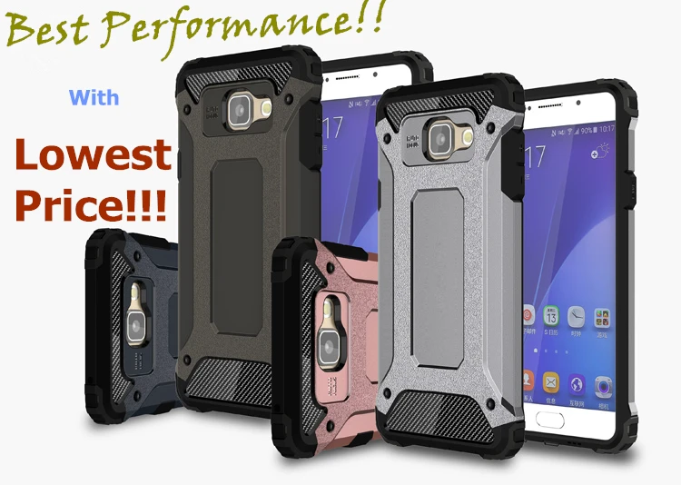 JOVO Shockproof Armor Smart Cell Phone Hard Back c Defender Flip Cover Shell for Samsung Galaxy A3 A5 A7 A9 2016 2017 | Мобильные