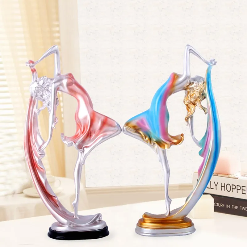 

Уникальная женская Танцевальная статуя танцовщицы, статуя балерины, скульптура, украшение для дома, ремесло, искусство, подарок