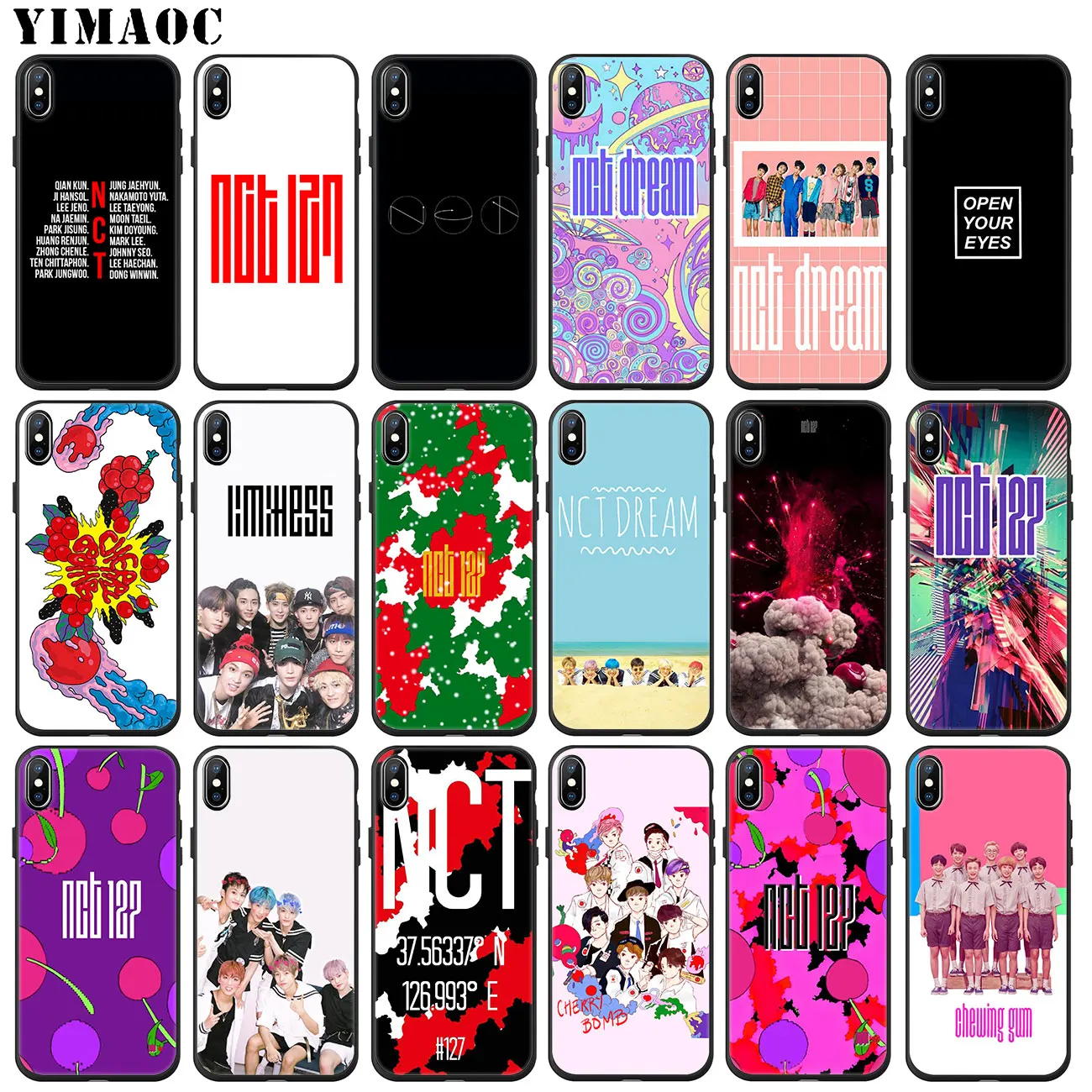 YIMAOC NCT U 127 DREAM kpop Мягкий силиконовый чехол для телефона iPhone 11 Pro XS Max XR X 6 6S 7 8 Plus 5 5S SE | Отзывы и видеообзор