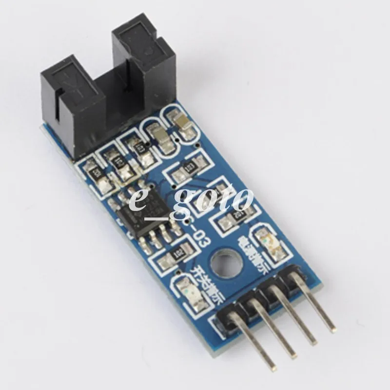 10Pcs Slot type Optocoupler Circuit Module Speed Measuring Sensor for