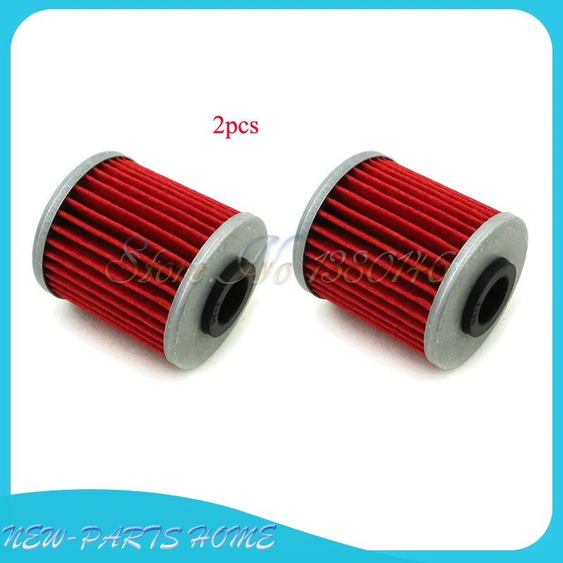 

2pcs Oil Filters For Kawasaki KX250F KX250 SUZUKI FL125 RMX450Z Suzuki RMZ 250 450 EVO 300 250 4 Stroke
