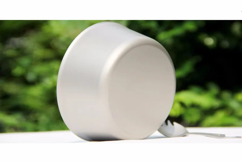 Keith Titanium Bacia Double-wall Função Bacteriostática Turismo Outdoor Camping Caminhadas Picnic Talheres Tigela 114g Kt322 550 ml 17 550 ml Keith Titanium Bacia Double-wall Função