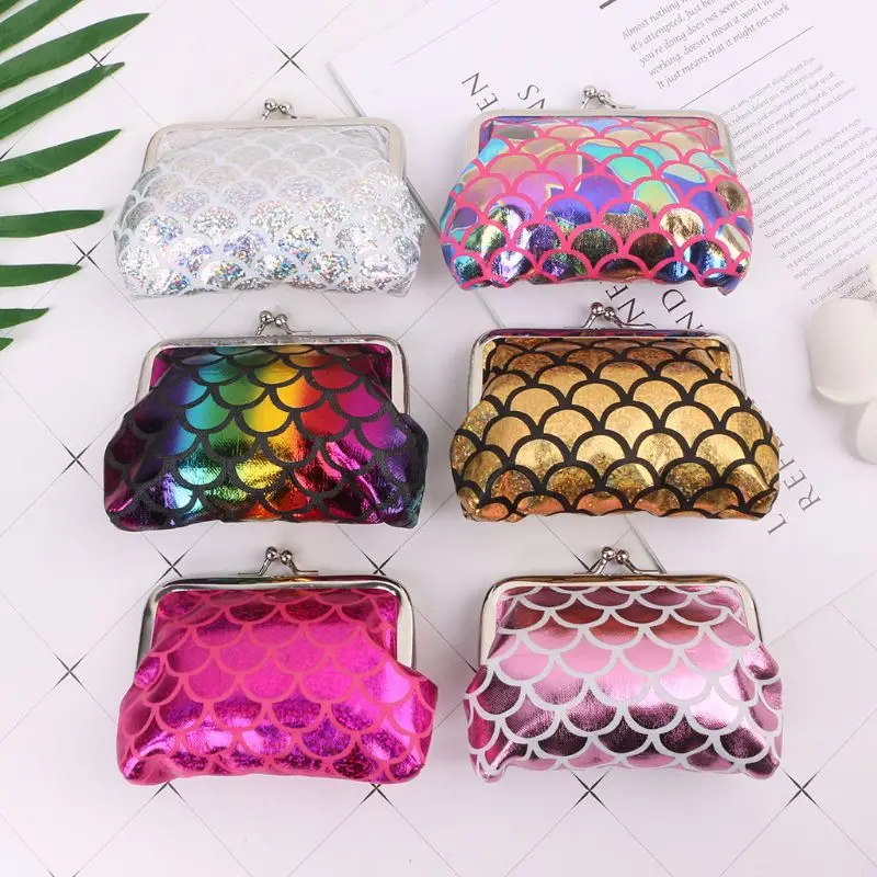 

Women Sequins Wallet Card Holder Hasp Coin Purse Clutch Handbag Clutch Money Bags Luxury Mini Coin Bags 9x12cm