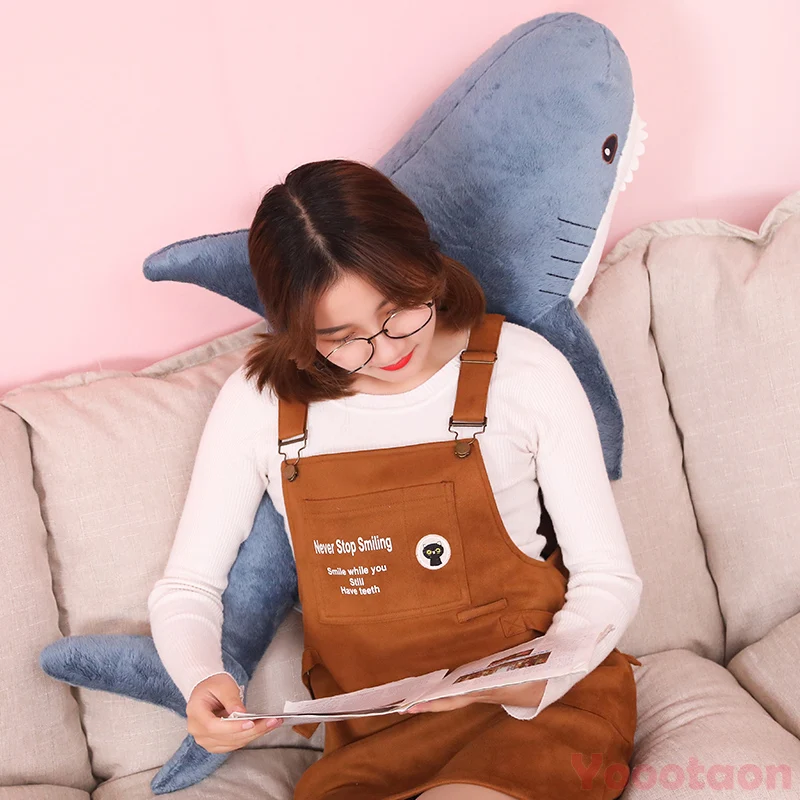 80/100/138cm Big Size Shark Plush Toy Funny Soft Bite Stuffed Animals Pillow Appease Cushion Gift For Children 80/100/138cm Big Size Shark Plush Toy Funny Soft Bite Stuffed Animals Pillow Appease Cushion Gift For Children