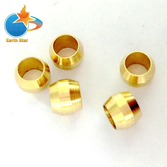 Special Offers 10 PCS EARTH STAR 4mm Compression Fitting Olive Parts for Oil Connection Pipe Promotion Price